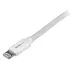 Cable StarTech.com 2m Lightning 8 Pin a USB A 2.0 para Apple iPod iPhone 5 iPad - Blanco - USBLT2MW Cable StarTech.com 2m Lightning 8 Pin a USB A 2.0 para Apple iPod iPhone 5 iPad - Blanco - USBLT2MW