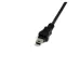 Cable USB StarTech.com - 30cm - Mini USB 2.0 a USB - Macho/Hembra - Negro - USBMUSBFM1 Cable USB StarTech.com - 30cm - Mini USB 2.0 a USB - Macho/Hembra - Negro - USBMUSBFM1