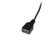 Cable USB StarTech.com - 30cm - Mini USB 2.0 a USB - Macho/Hembra - Negro - USBMUSBFM1 Cable USB StarTech.com - 30cm - Mini USB 2.0 a USB - Macho/Hembra - Negro - USBMUSBFM1