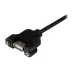 Cable StarTech.com USB 2.0 para Montaje en Panel Macho a Hembra USB A - 30cm - USBPNLAFAM1 Cable StarTech.com USB 2.0 para Montaje en Panel Macho a Hembra USB A - 30cm - USBPNLAFAM1