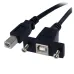 Cable StarTech.com USB 2.0 para Montaje en Panel Macho a Hembra USB B - 90cm - USBPNLBFBM3 Cable StarTech.com USB 2.0 para Montaje en Panel Macho a Hembra USB B - 90cm - USBPNLBFBM3