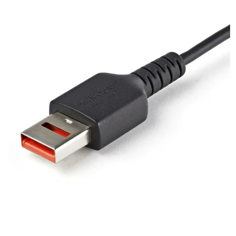 Cable de Carga StarTech.com - USB-A a USB-C - 1M - Con Bloqueo de Datos - USBSCHAC1M