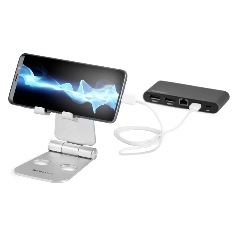Soporte Universal StarTech.com USPTLSTND - Tablet o Smartphone de Hasta 13" - Plata - USPTLSTND