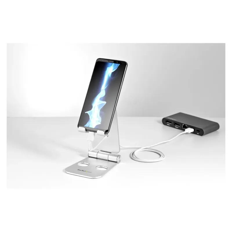 Soporte Universal StarTech.com USPTLSTND - Tablet o Smartphone de Hasta 13" - Plata - USPTLSTND