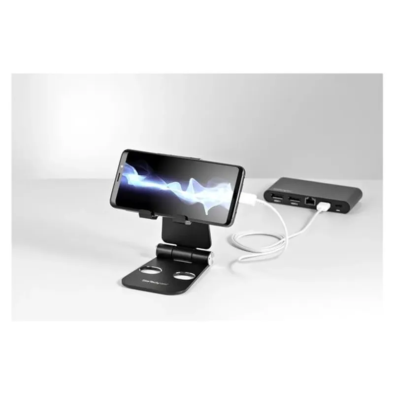 Soporte StarTech.com - Plegable - Multi Ángulo - para Celulares o Tablets - USPTLSTNDB