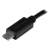 Cable StarTech.com USB OTG - 20cm - Adaptador Micro USB a Micro USB - Macho a Macho - UUUSBOTG8IN