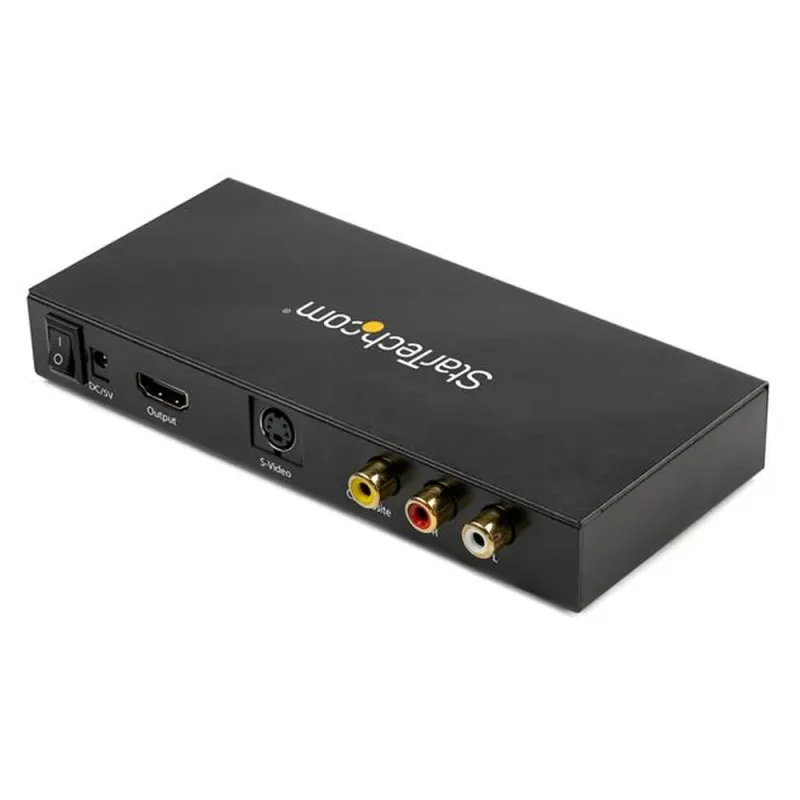 Adaptador S-Video StarTech.com VID2HDCON2 - S-Video a HDMI con Audio - 720p - VID2HDCON2