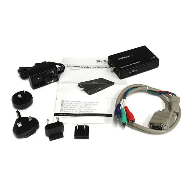 Adaptador Convertidor StarTech.com - S-video y RCA a VGA - VID2VGATV2