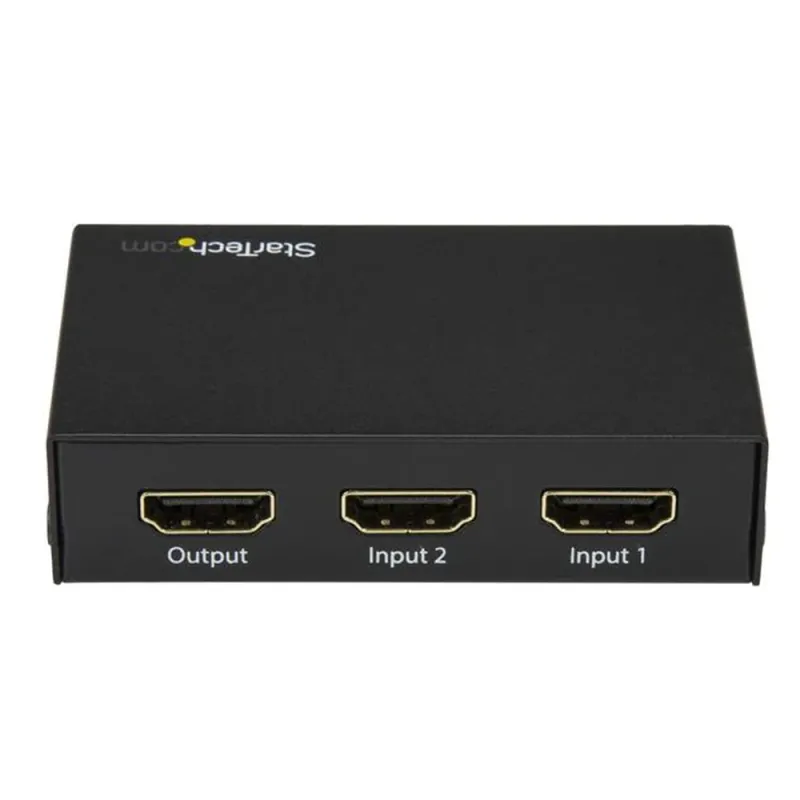 Conmutador StarTech.com VS221HD20 - HDMI - 4k Ultra HD - 60hz - VS221HD20