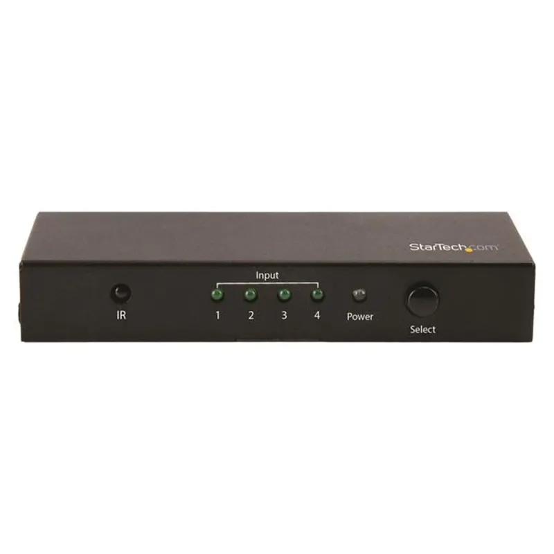 Conmutador StarTech.com VS421HD20 - HDMI - 4 Puertos - 4k - 60hz - VS421HD20