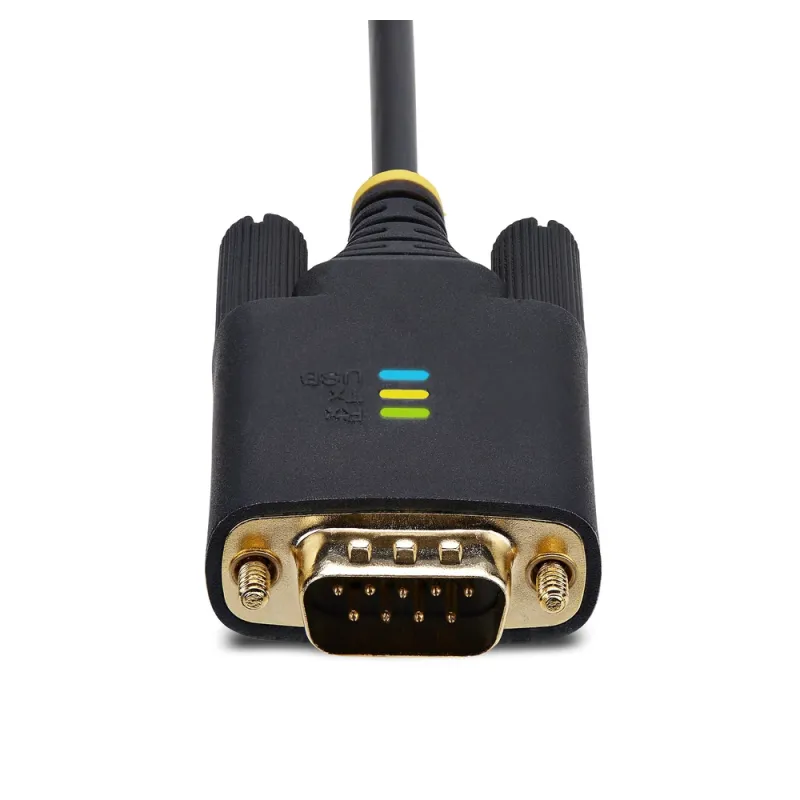 Adaptador StarTech.com 1P10FFC-USB-SERIAL - USB-A a Serial - 3m - Negro - 1P10FFC-USB-SERIAL