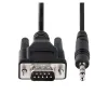 Cable Serial StarTech.com - RS232 DB9 - 3.5mm - 1M - Negro - 9M351M-RS232-CABLE
