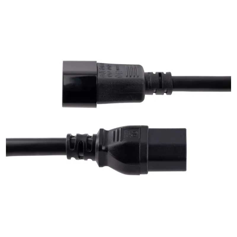 Cable StarTech H1415-10F-POWER-CORD - Extensor de Alimentación - 3M - C14 a C15 - 15A - 125V - H1415-10F-POWER-CORD