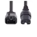 Cable StarTech H1415-10F-POWER-CORD - Extensor de Alimentación - 3M - C14 a C15 - 15A - 125V - H1415-10F-POWER-CORD
