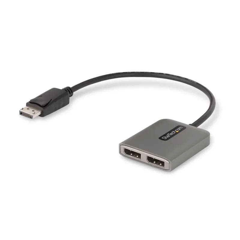 Hub StarTech MST14DP122DP - 2 x DisplayPort - Gris - MST14DP122DP
