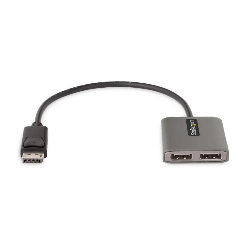 Hub StarTech MST14DP122DP - 2 x DisplayPort - Gris - MST14DP122DP