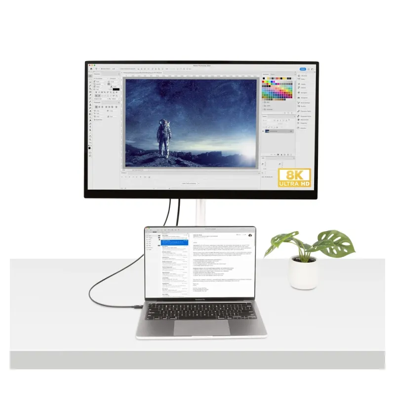 Cable StarTech.com TBLT4MM50CM Thunderbolt 4 - USB 4.0 - 0.5m - Negro - TBLT4MM50CM