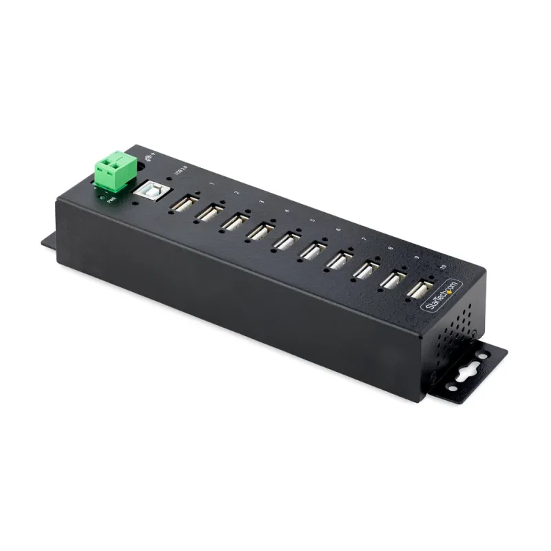 HUB StarTech - USB 2.0 - 10 Puertos  - USB210AIND-USB-A-HUB