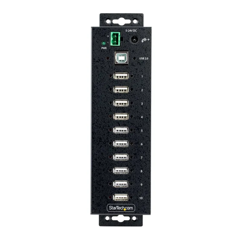 HUB StarTech - USB 2.0 - 10 Puertos  - USB210AIND-USB-A-HUB