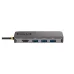 Adaptador Multi Puertos StarTech.com - USB C - HDMI / 3 Puertos USB 3.2 / Ethernet - Mac / Windows - 127B-USBC-MULTIPORT