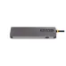 Adaptador Multi Puertos StarTech.com - USB C - HDMI / 3 Puertos USB 3.2 / Ethernet - Mac / Windows - 127B-USBC-MULTIPORT
