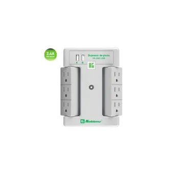 Supresor De Picos Koblenz Ss 2000 Usb 6 Contactos 2X Usb 2000 Joules - 00-5348-00-8