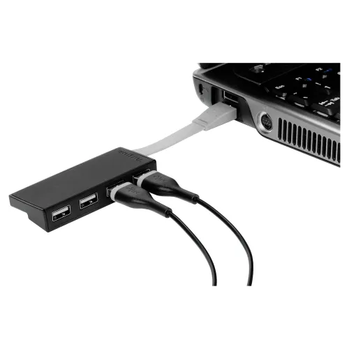 Concentrador Targus Hub 4 Puertos USB - Negro - ACH114US