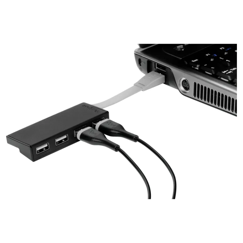Concentrador Targus Hub 4 Puertos USB - Negro - ACH114US
