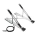 Base para Laptop Targus Portable Stand - Hasta 15.6" - HUB USB Integrado - Plata - AWU100205GL