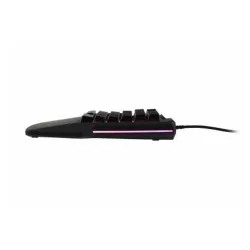 Teclado Naceb Technology One Hand Atheris Alámbrico Multimedia Rgb - NA-0938 Teclado Naceb Technology One Hand Atheris Alámbrico Multimedia Rgb - NA-0938