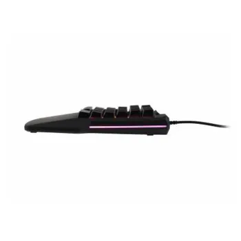 Teclado Naceb Technology One Hand Atheris Alámbrico Multimedia Rgb - NA-0938