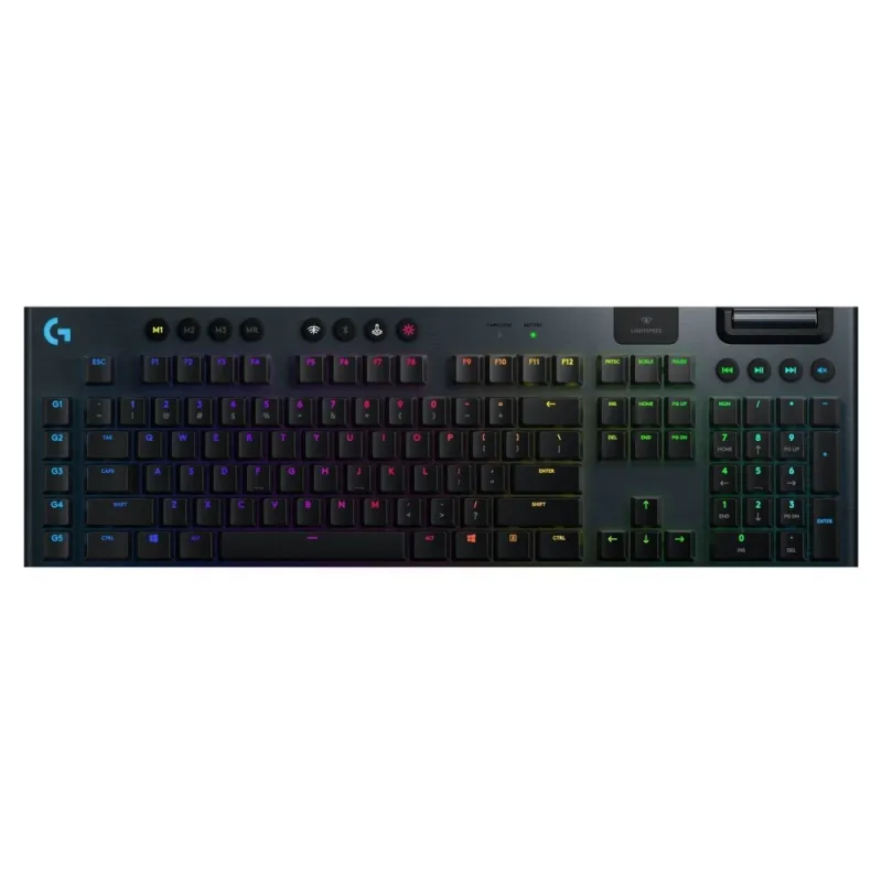 Teclado Gamer Logitech G915 Tkl Inalámbrico Bluetooth Rgb Negro - 920-009495