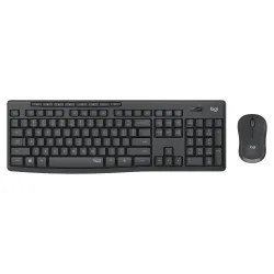 Kit De Teclado Y Mouse Logitech Mk295 Silent Inalámbrico Receptor Usb Español Negro - 920-009792