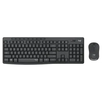 Kit De Teclado Y Mouse Logitech Mk295 Silent Inalámbrico Receptor Usb Español Negro - 920-009792