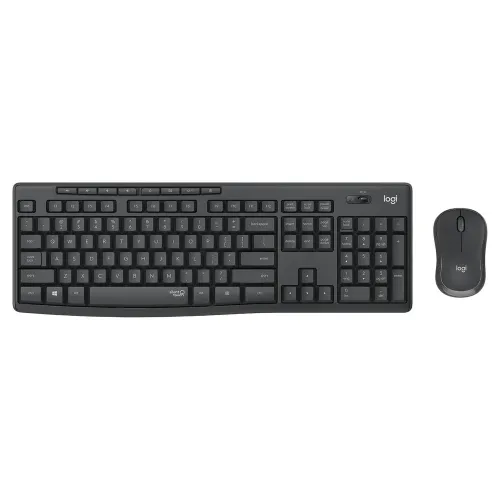 Kit De Teclado Y Mouse Logitech Mk295 Silent Inalámbrico Receptor Usb Español Negro - 920-009792 Kit De Teclado Y Mouse Logitech Mk295 Silent Inalámbrico Receptor Usb Español Negro - 920-009792