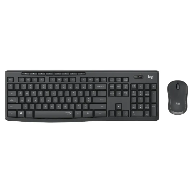 Kit De Teclado Y Mouse Logitech Mk295 Silent Inalámbrico Receptor Usb Español Negro - 920-009792