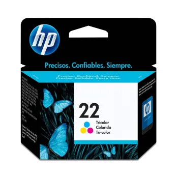 Cartucho de Tinta HP 22 - Tricolor - Original - (C9352AL) - C9352AL