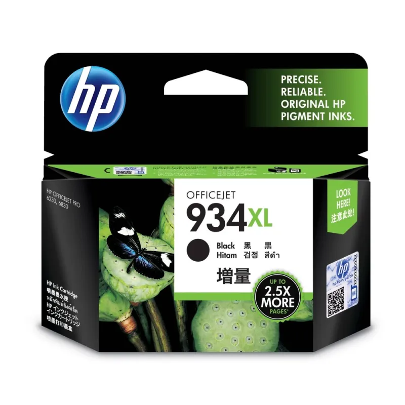 Cartucho De Tinta Hp 934Xl Negra Original (C2P23Al) - C2P23AL