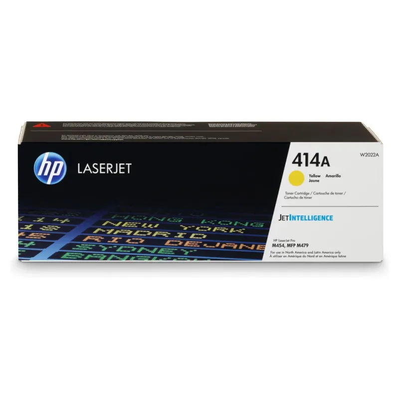 Cartucho Tóner Hp 414A Amarillo Laserjet Original (W2022A) 2,100 Páginas - W2022A