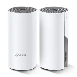 Sistema TP-LINK Deco E4 - 2,4/5 GHz - 867 Mbit/s - 2x RJ-45 - 2 Piezas  - DECO E4(2-PACK)