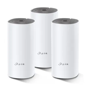 Sistema Wi-Fi TP-LINK Deco E4 - 2,4/5 GHz - 867 Mbit/s - 2x RJ-45 - 3 Piezas - DECO E4(3-PACK)