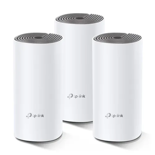 Sistema Wi-Fi TP-LINK Deco E4 - 2,4/5 GHz - 867 Mbit/s - 2x RJ-45 - 3 Piezas - DECO E4(3-PACK) Sistema Wi-Fi TP-LINK Deco E4 - 2,4/5 GHz - 867 Mbit/s - 2x RJ-45 - 3 Piezas - DECO E4(3-PACK)