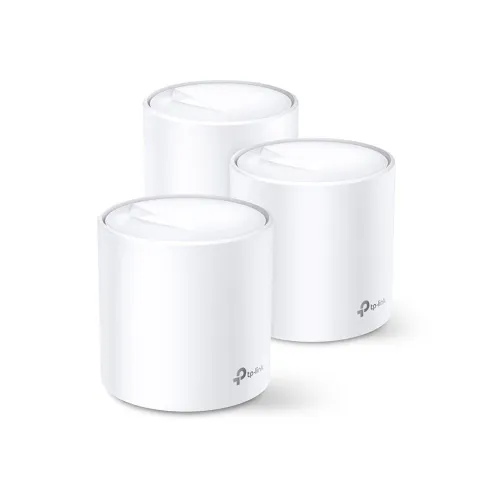 Sistema De Wi Fi Tp Link Deco X60 2.4/5Ghz 574 Mbit/S 2X Rj 45 - DECO X60(3-PACK)