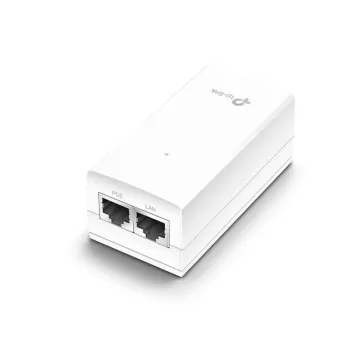 Adaptador Tp Link Tl Poe2412G De 2 Puertos Gigabit Ethernet, Poe, Hasta 12 W. Color Blanco. - TL-POE2412G