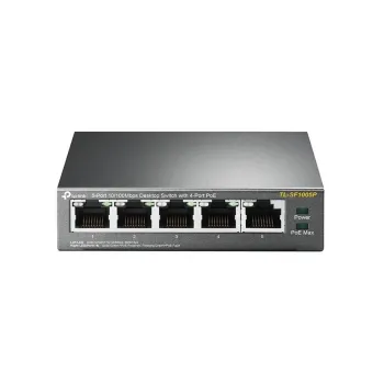 Switch TP-LINK SF1005P - 5 Puertos - Fast Ethernet - PoE - No Gestionado - TL-SF1005P