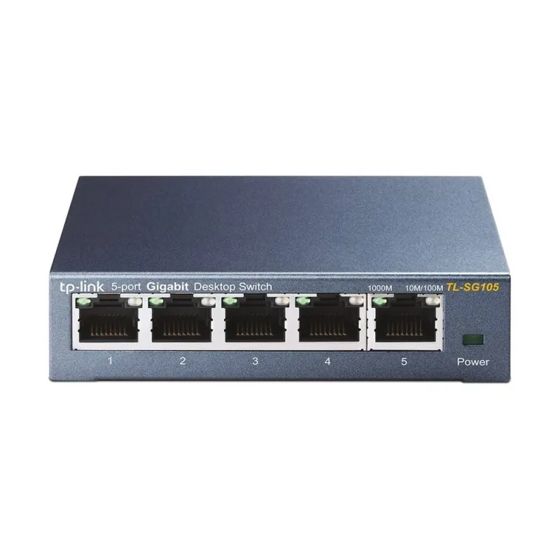 Switch TP-LINK SG105 - 5 Puertos - Gigabit - No Gestionado - TL-SG105