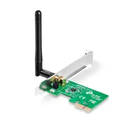 Tarjeta de Red TP-LINK - PCI-Express - 2.4 ~ 2.4835 GHz - 150 Mbit/s - 1 Antena Externa - TL-WN781ND Tarjeta de Red TP-LINK - PCI-Express - 2.4 ~ 2.4835 GHz - 150 Mbit/s - 1 Antena Externa - TL-WN781ND