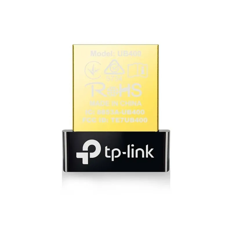 Adaptador TP-LINK UB400 - USB 2.0 - Bluetooth - Plug & Play - Nano - Negro - UB400