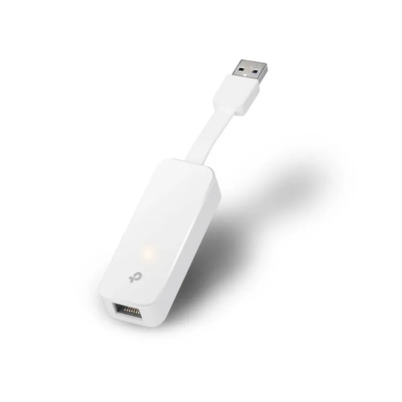 Adaptador de Red TP-LINK UE300 - Alámbrico - 10/100/1000 - USB - Ethernet - Blanco - UE300