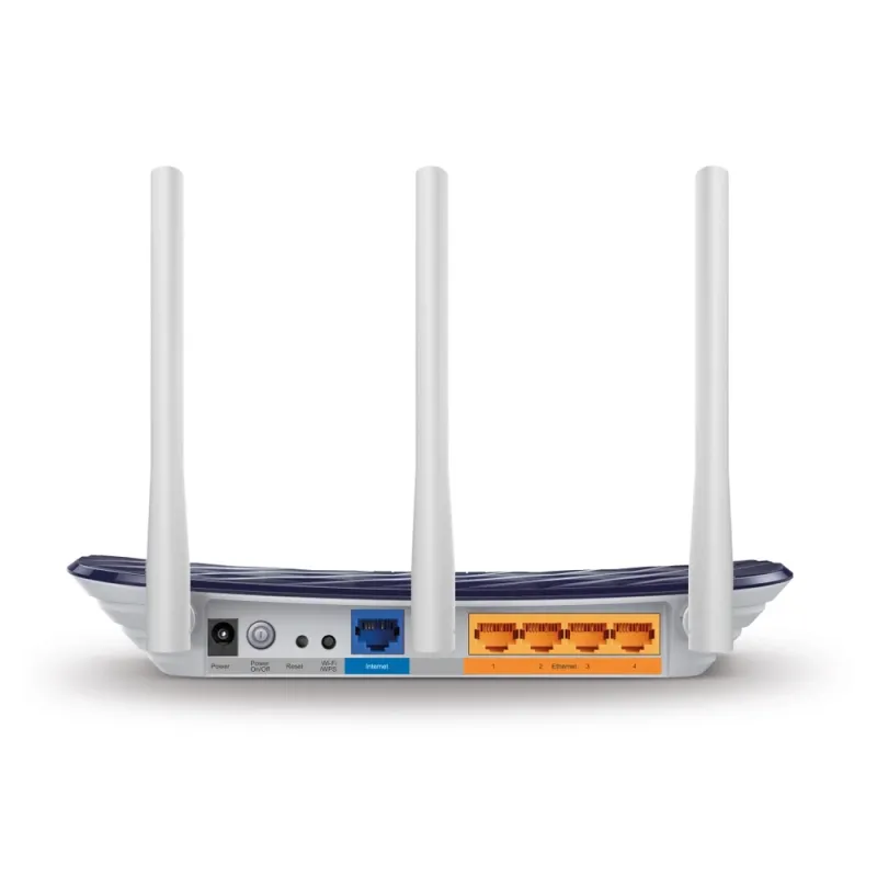 Router Wi Fi Tp Link Archer C20 W Ac750 Wisp 4 Ptos Lan 1 Pto Wan 3 Antenas Externas - ARCHER C20 W